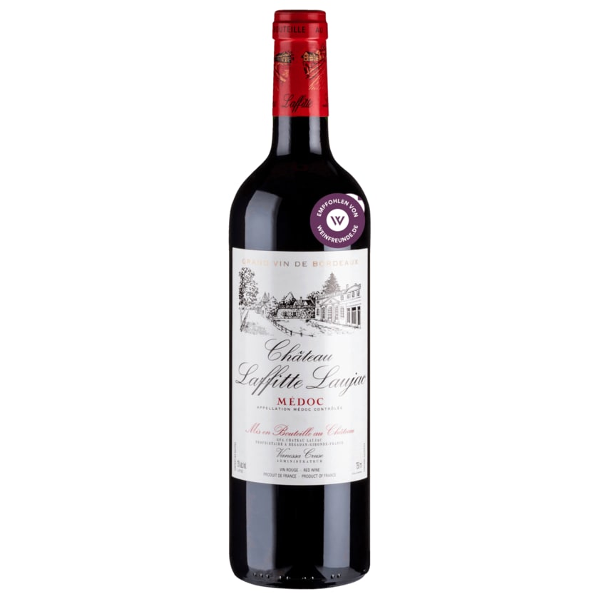 Grand vin de Bordeaux Rotwein Château Laffitte Laujac Médoc trocken 0,75l